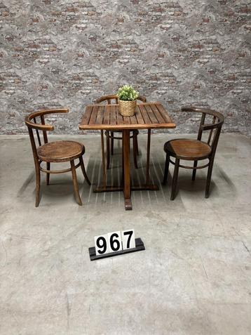 Vintage bistro tafel nr967 beschikbaar voor biedingen