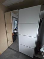 Ikea Pax schuifdeurkast wit met grote spiegel 150 x 60 x 201, Huis en Inrichting, Kasten | Kledingkasten, Ophalen of Verzenden