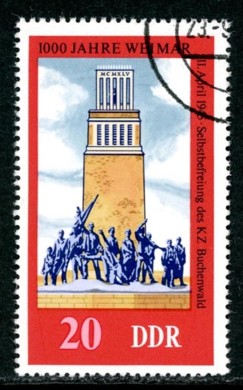 DDR 2087 - 1000 Jaar Weimar, Postzegels en Munten, Postzegels | Europa | Duitsland, Gestempeld, DDR, Ophalen of Verzenden