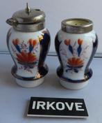 ANTIEK * PORSELEIN MOSTERD EN ZOUT * 2 Met De Deksel *, Antiek en Kunst, Antiek | Servies los, Verzenden