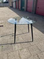 Glazen Eettafel, Huis en Inrichting, Tafels | Eettafels, Ophalen, 100 tot 150 cm, Rond, 50 tot 100 cm