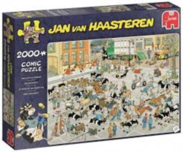 Jan van Haasteren: De Veemarkt 2000 stukjes, Hobby en Vrije tijd, Denksport en Puzzels, Nieuw, Meer dan 1500 stukjes, Ophalen of Verzenden