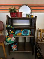 Vintage jaren 70/80 audio meubel, rotan webbing, Ophalen, Huis en Inrichting