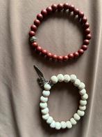 2 armbandjes, Ophalen of Verzenden, Zo goed als nieuw, Bruin, Hout