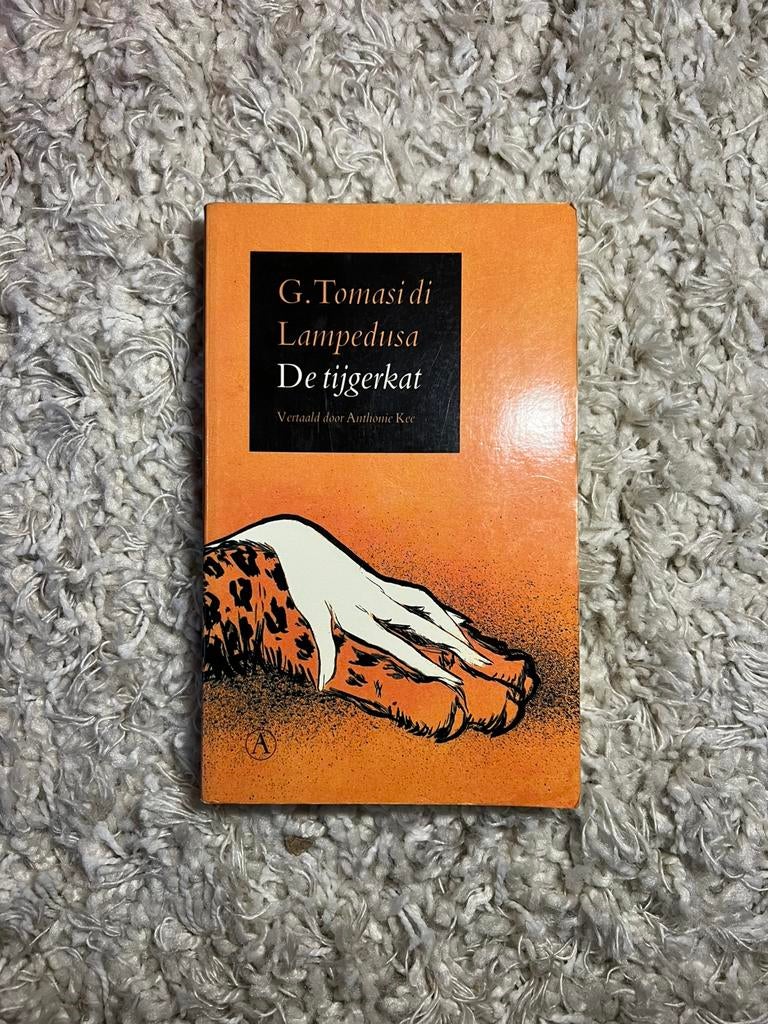 G. Tomasi di Lampedusa - De tijgerkat, Ophalen of Verzenden, Zo goed als nieuw, G. Tomasi di Lampedusa