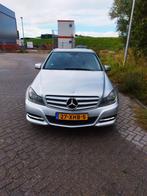 Mercedes-Benz C-Klasse 1.8 C180 CGI Sedan 2012 Grijs, Auto's, Voorwielaandrijving, Parkeersensor, 1380 kg, Zwart