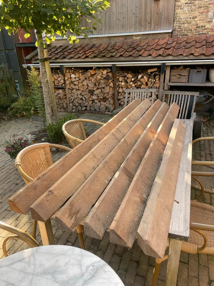 Nieuwe Mastiek Schroten - 13,5 meter, Doe-het-zelf en Verbouw, Hout en Planken, Nieuw, Plank, Overige houtsoorten, 300 cm of meer