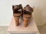 Sandalen, Taupe kleur, Fabulous Fabs, maat 39, stoere look, Overige kleuren, Verzenden, Nieuw, Sandalen of Muiltjes