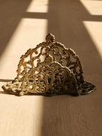 Vintage Metalen Servettenhouder, Gebruikt, Overige kleuren, Ophalen of Verzenden, Metaal