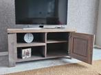 Tv meubel, Ophalen, 100 tot 150 cm, Eikenhout, Zo goed als nieuw