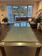 Glazen Eetkamertafel - 200x100cm, Antiek en Kunst, Antiek | Meubels | Tafels, Ophalen