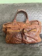 CowboysBag van leer, Sieraden, Tassen en Uiterlijk, Tassen | Damestassen, Ophalen of Verzenden, Zo goed als nieuw, Bruin, Handtas