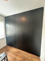 Ikea paxkast deur zwart met houtnerf repvag deur greeploos, Huis en Inrichting, Ophalen, 50 tot 100 cm, Zo goed als nieuw, Minder dan 100 cm