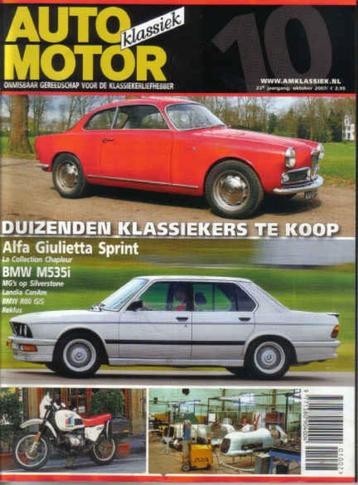 AMK 10 2007 : Alfa Romeo Giulietta Sprint - BMW M535i beschikbaar voor biedingen