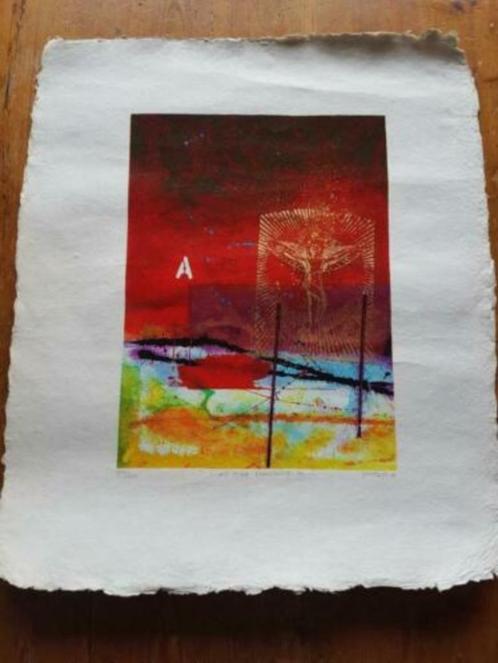 Zeefdruk Pjotr KONKEL let sunshine in 402 / 500, Antiek en Kunst, Kunst | Litho's en Zeefdrukken, Ophalen