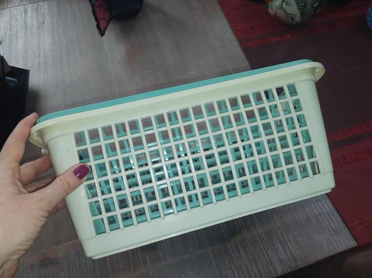 2 Opbergmandjes - Handig en Netjes!, Huis en Inrichting, Woonaccessoires | Kisten, Zo goed als nieuw, Minder dan 50 cm, Minder dan 50 cm