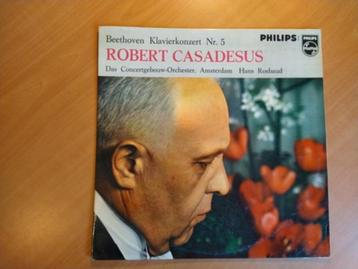 Elpee Robert Casadesus. Beethoven Klavierkonzert Nr. 5. beschikbaar voor biedingen