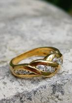 Gouden ring 18k, Sieraden, Tassen en Uiterlijk, Ringen, Ophalen of Verzenden, Zo goed als nieuw, Dame, Goud