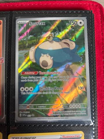 Snorlax (Pokemon Center) Scarlet & Violet Promo beschikbaar voor biedingen