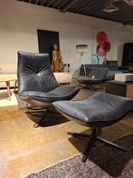 Cross fauteuil He Design met kantelfunctie en hocker Sale, Ophalen, Nieuw, 75 tot 100 cm, Leer