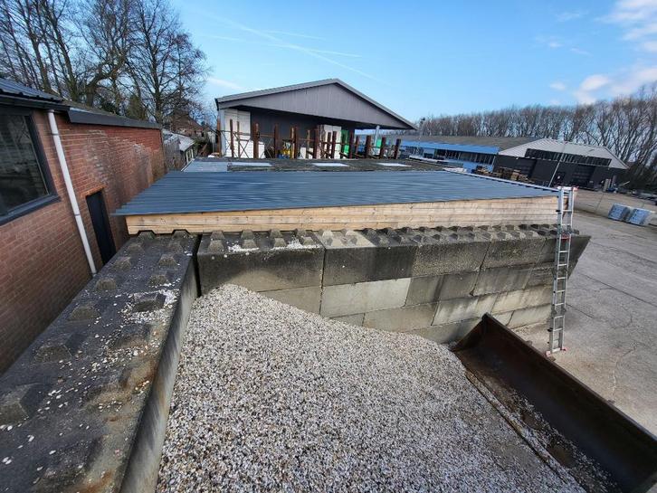 Stalen damwand / Dakplaat, Doe-het-zelf en Verbouw, Platen en Panelen, Zo goed als nieuw, Ophalen