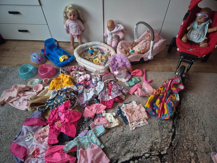 Baby Born Set - Complete Uitrusting, Kinderen en Baby's, Speelgoed | Poppen, Gebruikt, Babypop, Ophalen