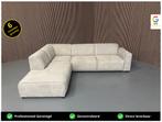 GRATIS LEVERING Hoekbank Grijs/Beige 280x225 SHOWROOMMODEL, 250 tot 300 cm, Hoekbank, Nieuw, Ophalen of Verzenden