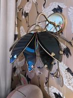Lotusbloem wandlamp vintage 2 stuks lotus, Ophalen of Verzenden, Gebruikt, Glas