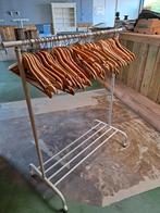 Houten kledinghangers 100 stuks, Ophalen, Zo goed als nieuw, Hout
