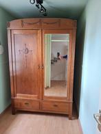 Antieke eikenhouten kledingkast, Antiek en Kunst, Ophalen