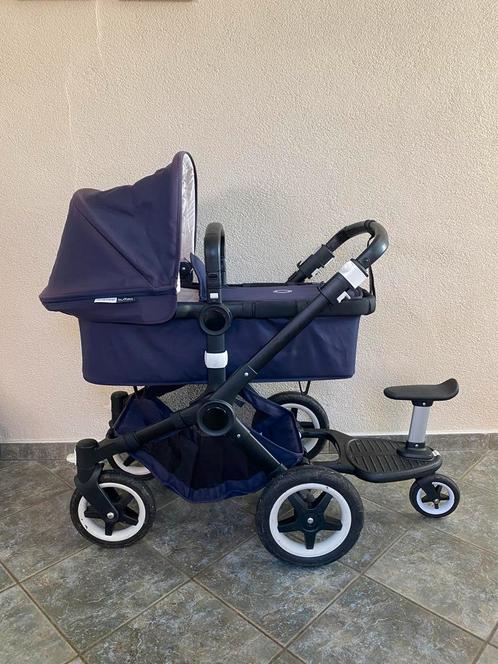 Bugaboo Buffalo classic navy met meerijplankje, Kinderen en Baby's, Kinderwagens en Combinaties, Zo goed als nieuw, Bugaboo, Ophalen