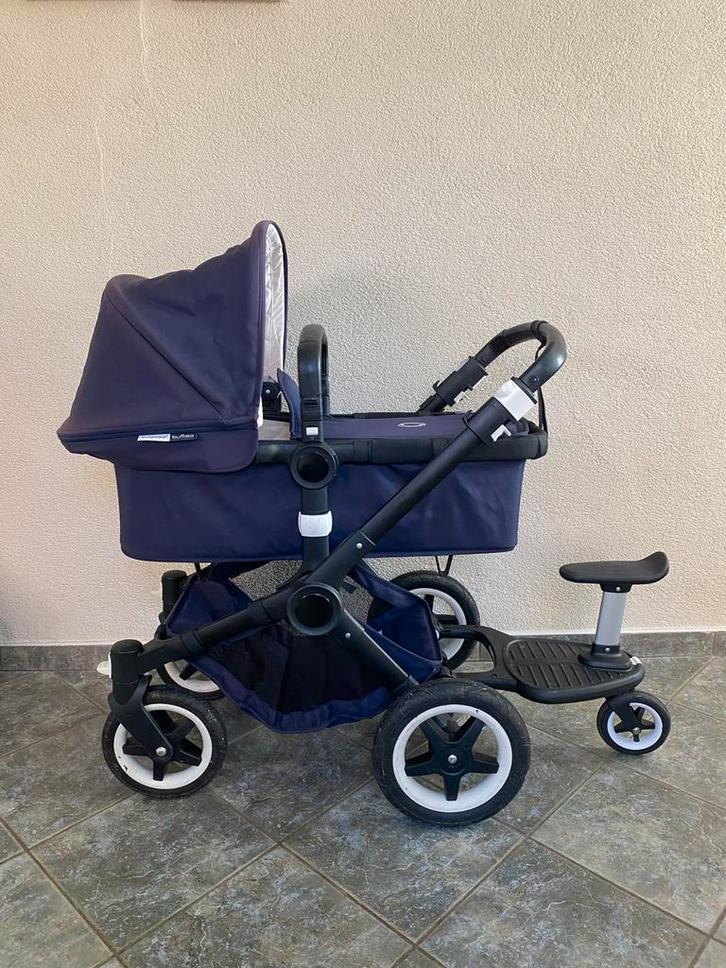 Bugaboo Buffalo classic navy met meerijplankje, Kinderen en Baby's, Kinderwagens en Combinaties, Zo goed als nieuw, Bugaboo, Ophalen