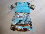 kleurige jurk Orientique maat 38, Kleding | Dames, Jurken, Maat 38/40 (M), Blauw, Orientique, Ophalen of Verzenden