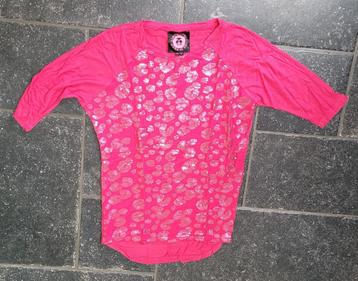 Shirt 3/4 mouw met lovertjes maat 146 - 152, Roze, Coolcat beschikbaar voor biedingen