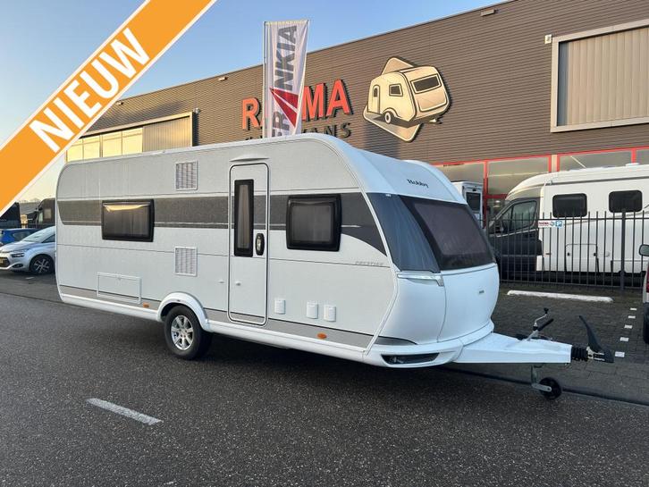 Hobby Prestige 560 WFU rondzit, badkamer, douche, Caravans en Kamperen, Caravans, Bedrijf, tot en met 4, Rondzit, Hobby, Frans bed