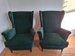 Ikea Strandmom fauteuils groen fluweel, Huis en Inrichting, Fauteuils, Ophalen, Gebruikt, 75 tot 100 cm, 50 tot 75 cm