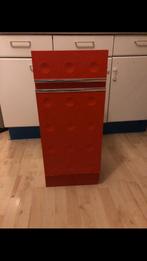Retro Vintage oranje kastje, Verzenden, Huis en Inrichting