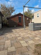 GRATIS terras tegels ruim 50m2, Tuin en Terras, Ophalen, Gebruikt, 10 m² of meer, Beton