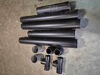 Drainage slang met hulpstukken/verloopstukken, Doe-het-zelf en Verbouw, Buizen en Afvoer, Ophalen, Pvc, Nieuw, Minder dan 2 meter