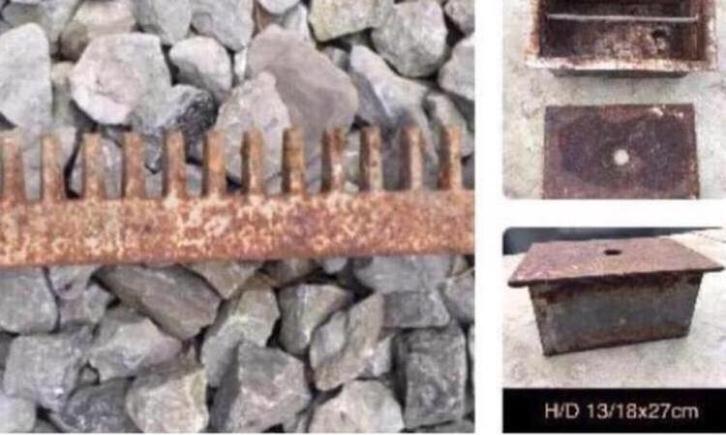 Gietijzeren rooster opvangbak vuurkorf openhaard +asla kist, Tuin en Terras, Tuinhaarden, Gebruikt, Ophalen of Verzenden