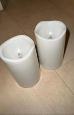2 led kaarsen, Overige materialen, Verzenden, Wit, Nieuw