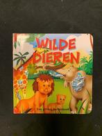 Kinderboekje Wilde Dieren; glitter kartonboek, Ophalen of Verzenden, Zo goed als nieuw, Uitklap-, Voel- of Ontdekboek