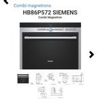 Siemens combi oven met magnetron functie, Gebruikt, Oven, Inbouw, 45 tot 60 cm