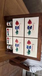 Antieke kruiden rek handgemaakt, Ophalen of Verzenden, Zo goed als nieuw, Decoratie