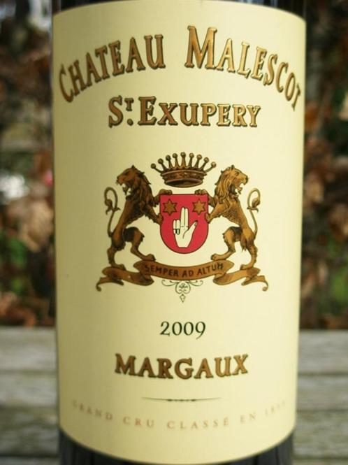 Malescot Saint Exupery 2009 Margaux 96 RP, Verzamelen, Wijnen, Nieuw, Rode wijn, Frankrijk, Vol, Ophalen of Verzenden