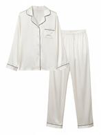 Zijden Dames Pyjama Maat M, Kleding | Dames, Pyjama's, Verzenden, Nieuw, Maat 38/40 (M)