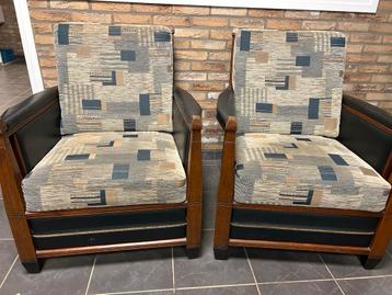 Art Deco Stijl Fauteuils - Nette Staat! beschikbaar voor biedingen