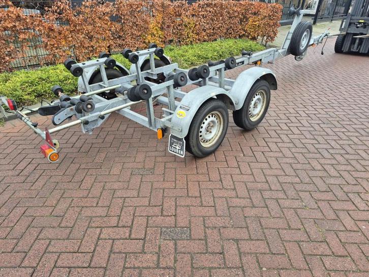Riba 3500 kg dubbel Asser nette staat, Watersport en Boten, Boottrailers, Gebruikt