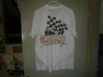 Vintage t-shirt Marlboro Racing Team, wit, 80's, ronde hals, Verzamelen, Shirt, Gebruikt, Ophalen