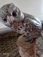Stenen Uil op houten voet, Antiek en Kunst, Kunst | Beelden en Houtsnijwerken, Ophalen